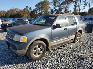 2002 Ford Explorer Eddie Bauer z VIN 1FMDU64E92UB15461, wystawiony jako Copart lot #84676804 z przebiegiem Nie podano mil oraz Szkoda całkowita • Salvage title. Historia ofert i sprzedaży dostępna na DreamBid. Obrazek 1.
