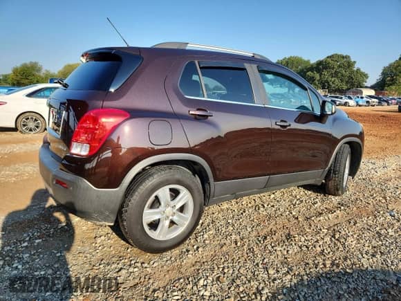 2016 Chevrolet Trax LT with VIN KL7CJLSB9GB677540, listed as a Copart auction lot 71309655 with 71,996 mi miles and Salvage title. Bid and sale history available at DreamBid. Image 3.