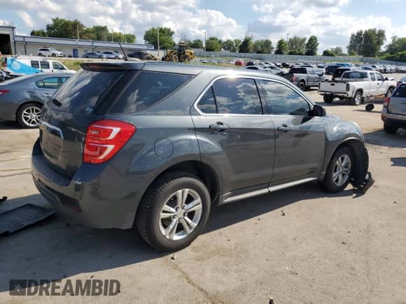 2017 Chevrolet Equinox LS with VIN 2GNALBEK9H1552301, listed as a Copart auction lot 69851795 with 94,618 mi miles and Salvage title. Bid and sale history available at DreamBid. Image 3.