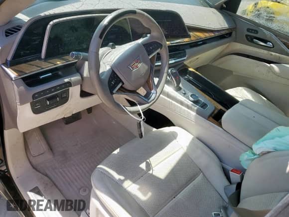 2021 Cadillac Escalade ESV Sport Platinum with VIN 1GYS4RKL9MR295703, listed as a Copart auction lot 54275805 with 77,996 mi miles and Non repairable. Bid and sale history available at DreamBid. Image 8.