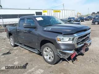 2019 Ram 1500 Big Horn with VIN 1C6SRFBT7KN780956, listed as a IAAI auction lot 42241716 with 103,218 mi miles and . Bid and sale history available at DreamBid. Image 1.
