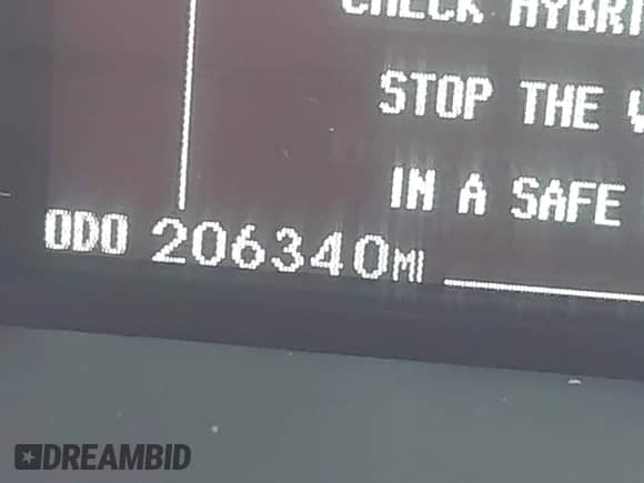 2012 Toyota Prius One with VIN JTDKN3DU4C1530205, listed as a IAAI auction lot 42174425 with 206,340 mi miles and . Bid and sale history available at DreamBid. Image 15.