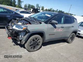 2020 Jeep Compass Trailhawk с VIN 3C4NJDDB0LT112018, выставлен на аукционе Copart как лот 66361225 с пробегом 68 652 миль миль и Списание • Salvage title. История ставок и продаж доступна на DreamBid. Изображение 1.