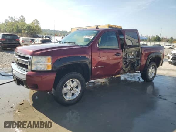 2008 Chevrolet Silverado 1500 2LT z VIN 2GCEK133581235070, wystawiony jako Copart lot #80356675 z przebiegiem 162 087 mil mil oraz Szkoda całkowita • Salvage title. Historia ofert i sprzedaży dostępna na DreamBid. Obrazek 1.