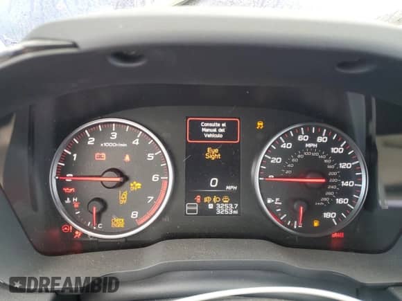 2024 Subaru WRX Premium with VIN JF1VBAH62R8808174, listed as a Copart auction lot 69308954 with 3,253 mi miles and Salvage title. Bid and sale history available at DreamBid. Image 9.