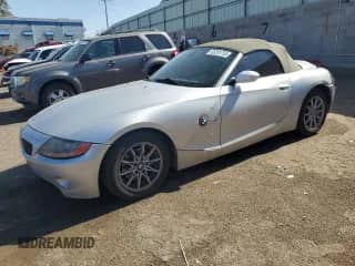 2003 BMW Z4 2.5i with VIN 4USBT33483LR62852, listed as a Copart auction lot 68291755 with 101,924 mi miles and Salvage title. Bid and sale history available at DreamBid. Image 1.