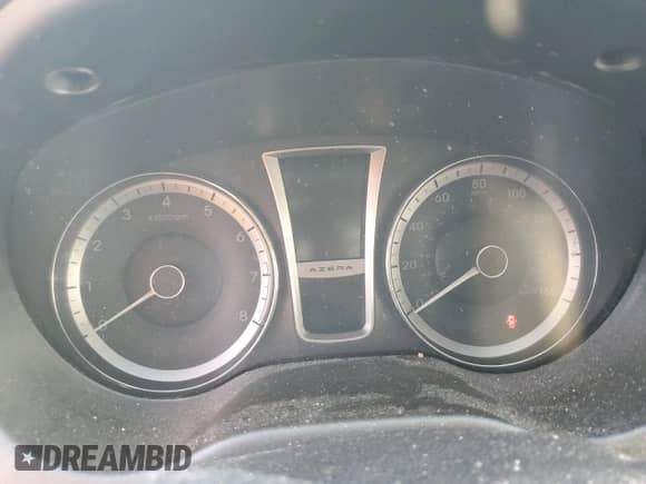 2012 Hyundai Azera with VIN KMHFG4JG2CA128159, listed as a Copart auction lot 74628583 with Not provided miles and Salvage title. Bid and sale history available at DreamBid. Image 9.