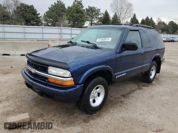2004 Chevrolet Blazer LS с VIN 1GNCS18X44K118438, выставлен на аукционе Copart как лот 51303875 с пробегом 230 076 миль миль и Списание • Salvage title. История ставок и продаж доступна на DreamBid. Изображение 1.