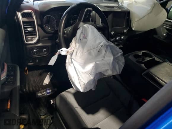 2021 Ram 1500 Big Horn with VIN 1C6RRFFGXMN524695, listed as a Copart auction lot 83984025 with Not provided miles and Salvage title. Bid and sale history available at DreamBid. Image 8.