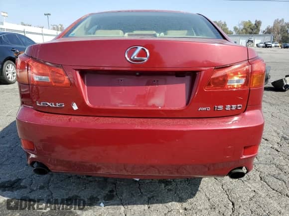 2006 Lexus IS 250 z VIN JTHCK262465005191, wystawiony jako Copart lot #89565885 z przebiegiem 188 166 mil mil oraz Szkoda całkowita • Salvage title. Historia ofert i sprzedaży dostępna na DreamBid. Obrazek 6.