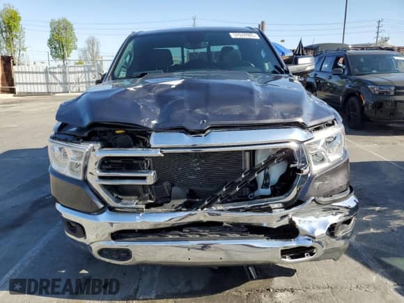 2022 Ram 1500 Lone Star z VIN 1C6RREBT1NN436343, wystawiony jako Copart lot #52028985 z przebiegiem 13 784 mil mil oraz Szkoda całkowita • Salvage title. Historia ofert i sprzedaży dostępna na DreamBid. Obrazek 5.