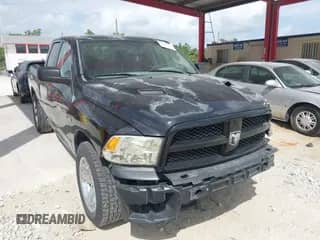 2012 Ram 1500 Tradesman with VIN 1C6RD6FT3CS300437, listed as a IAAI auction lot 41719611 with 161,095 mi miles and . Bid and sale history available at DreamBid. Image 1.