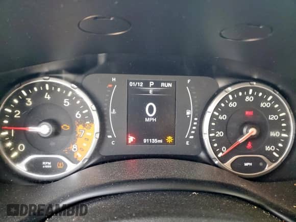 2018 Jeep Renegade Altitude with VIN ZACCJABB6JPH43174, listed as a Copart auction lot 70629605 with 91,135 mi miles and Salvage title. Bid and sale history available at DreamBid. Image 9.