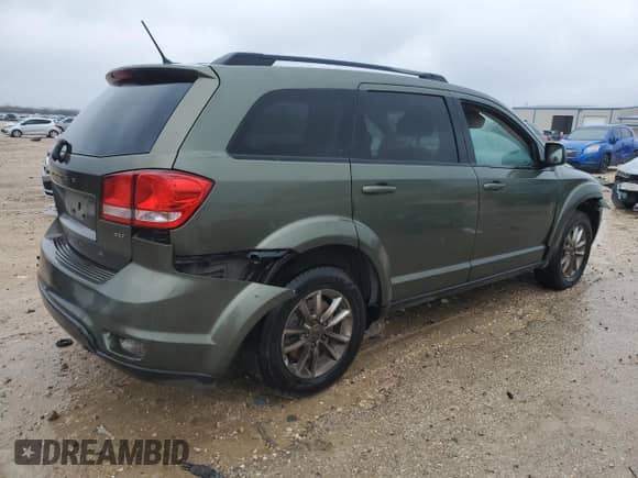 2018 Dodge Journey SXT z VIN 3C4PDDBGXJT197252, wystawiony jako Copart lot #46361865 z przebiegiem Nie podano mil oraz Szkoda całkowita • Salvage title. Historia ofert i sprzedaży dostępna na DreamBid. Obrazek 3.