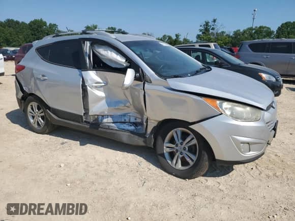 2013 Hyundai Tucson GLS z VIN KM8JUCACXDU618178, wystawiony jako Copart lot #66614045 z przebiegiem 181 608 mil mil oraz Szkoda całkowita • Salvage title. Historia ofert i sprzedaży dostępna na DreamBid. Obrazek 4.