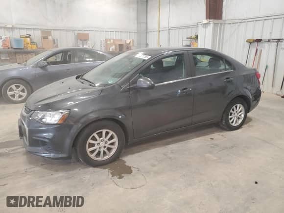 2017 Chevrolet Sonic LT with VIN 1G1JD5SBXH4119160, listed as a Copart auction lot 41571755 with 184,284 mi miles and Clean title. Bid and sale history available at DreamBid. Image 1.