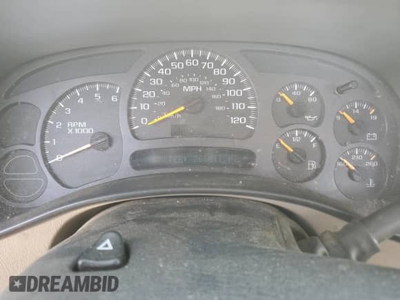 2004 GMC Sierra 1500 SLE with VIN 1GTEC14V54E136674, listed as a Copart auction lot 57258745 with 266,011 mi miles and Salvage title. Bid and sale history available at DreamBid. Image 9.
