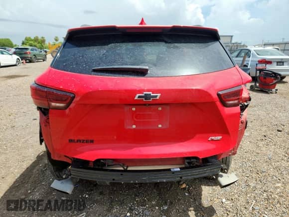 2024 Chevrolet Blazer RS with VIN 3GNKBERS8RS184492, listed as a Copart auction lot 60726905 with 23,774 mi miles and Salvage title. Bid and sale history available at DreamBid. Image 6.