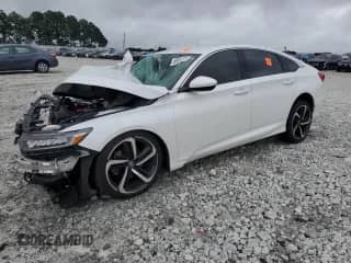2018 Honda Accord Sport with VIN 1HGCV1F35JA201895, listed as a Copart auction lot 69991375 with 94,638 mi miles and Salvage title. Bid and sale history available at DreamBid. Image 1.