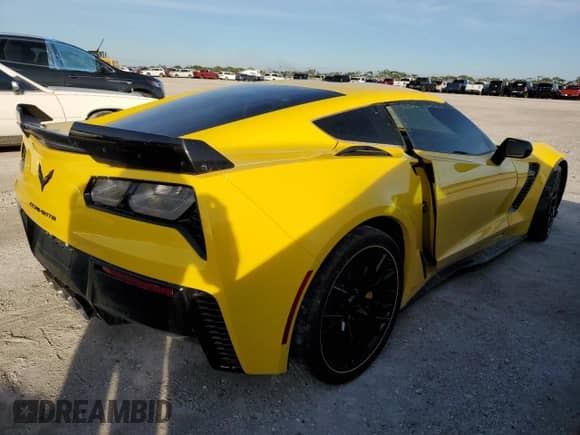 2019 Chevrolet Corvette Z06 3LZ with VIN 1G1YU2D64K5605123, listed as a Copart auction lot 74478664 with 10,124 mi miles and Salvage title. Bid and sale history available at DreamBid. Image 3.