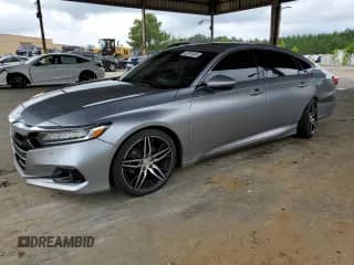 2022 Honda Accord Touring с VIN 1HGCV2F99NA009864, выставлен на аукционе Copart как лот 67974535 с пробегом 83 605 миль миль и Списание • Salvage title. История ставок и продаж доступна на DreamBid. Изображение 1.