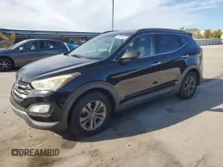 2014 Hyundai Santa Fe with VIN 5XYZU3LB0EG125642, listed as a Copart auction lot 83802625 with 158,511 mi miles and Salvage title. Bid and sale history available at DreamBid. Image 1.