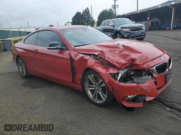 2014 BMW 4 Series 428i xDrive с VIN WBA3N5C59EK196628, выставлен на аукционе Copart как лот 65146085 с пробегом 90 519 миль миль и Списание • Salvage title. История ставок и продаж доступна на DreamBid. Изображение 4.