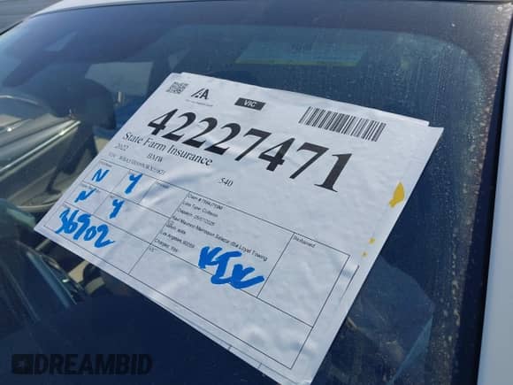 2022 BMW 5 Series 540i с VIN WBA53BJ09NWX55821, выставлен на аукционе IAAI как лот 42227471 с пробегом 36 902 миль миль и . История ставок и продаж доступна на DreamBid. Изображение 17.