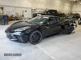 2025 Chevrolet Corvette 1LT с VIN 1G1YA3D44S5108165, выставлен на аукционе Copart как лот 67274785 с пробегом 2 727 миль миль и Списание • Salvage title. История ставок и продаж доступна на DreamBid. Изображение 1.