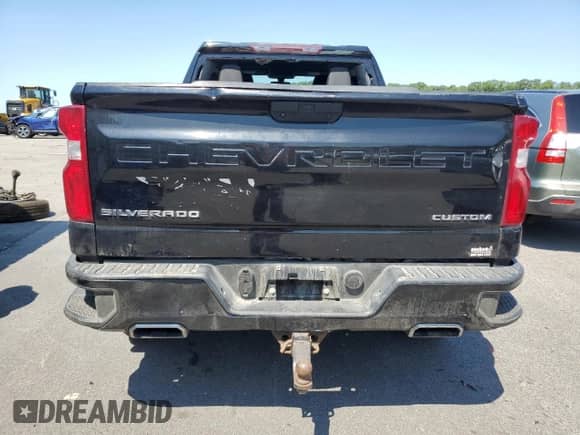 2019 Chevrolet Silverado 1500 Custom Trail Boss with VIN 1GCPYCEF1KZ226715, listed as a Copart auction lot 63357764 with Not provided miles and Salvage title. Bid and sale history available at DreamBid. Image 6.