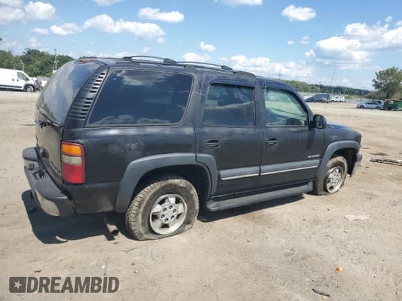 2002 Chevrolet Tahoe LT with VIN 1GNEK13Z52J230993, listed as a Copart auction lot 70859955 with 270,516 mi miles and Salvage title. Bid and sale history available at DreamBid. Image 3.