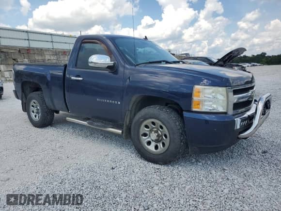 2009 Chevrolet Silverado 1500 Work Truck with VIN 1GCEC14C19Z176961, listed as a Copart auction lot 67823055 with 239,475 mi miles and Salvage title. Bid and sale history available at DreamBid. Image 4.