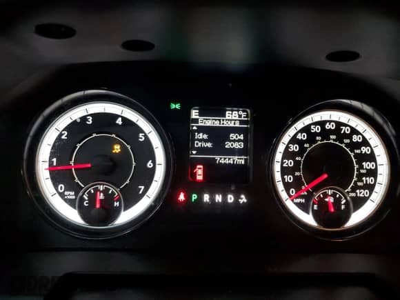 2021 Ram 1500 SLT with VIN 1C6RR7TT0MS521460, listed as a Copart auction lot 68550335 with 74,447 mi miles and Salvage title. Bid and sale history available at DreamBid. Image 9.