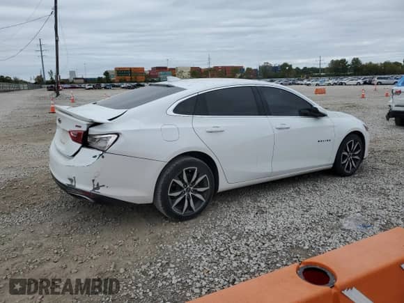 2022 Chevrolet Malibu RS с VIN 1G1ZG5ST1NF203418, выставлен на аукционе Copart как лот 82484175 с пробегом 36 826 миль миль и Списание • Salvage title. История ставок и продаж доступна на DreamBid. Изображение 3.