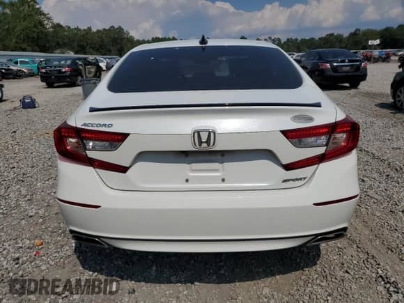 2022 Honda Accord Sport с VIN 1HGCV1F36NA124119, выставлен на аукционе Copart как лот 81298945 с пробегом 59 604 миль миль и Списание • Salvage title. История ставок и продаж доступна на DreamBid. Изображение 6.