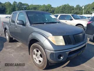 2005 Nissan Frontier SE with VIN 1N6AD07U55C451431, listed as a IAAI auction lot 43148074 with 235,494 mi miles and . Bid and sale history available at DreamBid. Image 1.