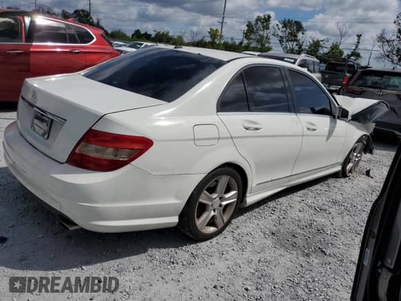 2011 Mercedes-Benz C 300 Sport with VIN WDDGF5EB1BR160980, listed as a Copart auction lot 84761825 with 152,217 mi miles and Salvage title. Bid and sale history available at DreamBid. Image 3.