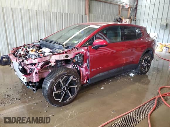 2025 Chevrolet Equinox EV LT с VIN 3GN7DLRR4SS142022, выставлен на аукционе Copart как лот 59658775 с пробегом 5 493 миль миль и Списание • Salvage title. История ставок и продаж доступна на DreamBid. Изображение 1.