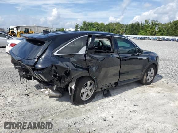 2024 Kia Sorento LX with VIN 5XYRG4JC8RG306468, listed as a Copart auction lot 67357585 with 8,763 mi miles and Non repairable. Bid and sale history available at DreamBid. Image 3.