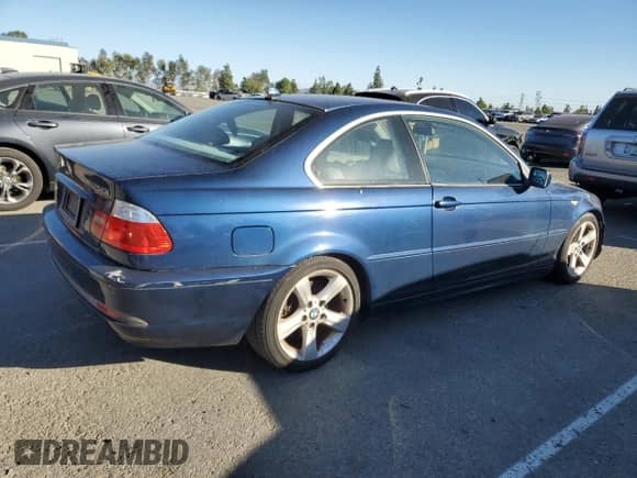 2004 BMW 3 Series 325Ci with VIN WBABD33464PL02870, listed as a Copart auction lot 90540995 with 215,536 mi miles and Clean title. Bid and sale history available at DreamBid. Image 3.
