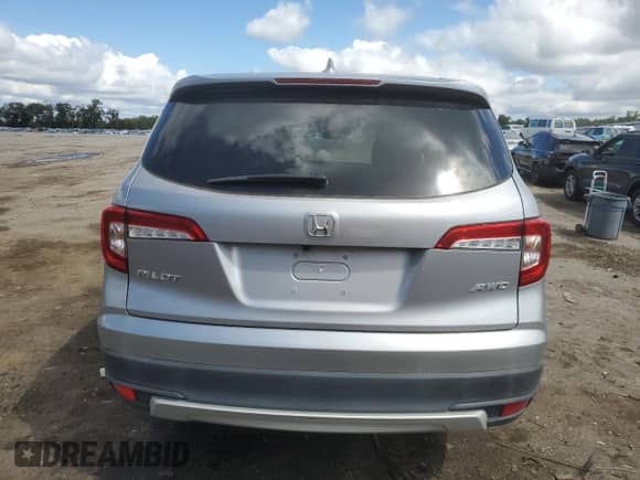 2022 Honda Pilot EX-L with VIN 5FNYF6H54NB021107, listed as a Copart auction lot 80446585 with 61,122 mi miles and Salvage title. Bid and sale history available at DreamBid. Image 6.
