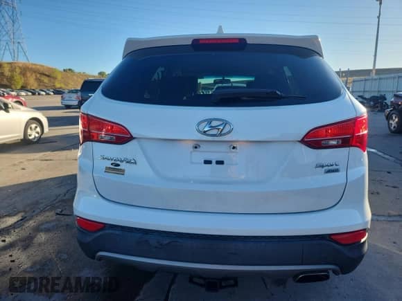 2015 Hyundai Santa Fe with VIN 5XYZTDLB3FG239564, listed as a Copart auction lot 84286645 with 109,251 mi miles and Salvage title. Bid and sale history available at DreamBid. Image 6.