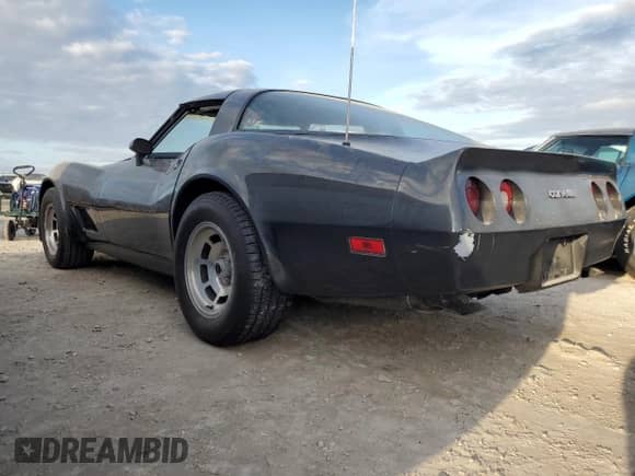 1981 Chevrolet Corvette с VIN 1G1AY8763B5103059, выставлен на аукционе Copart как лот 75293044 с пробегом 91 784 миль миль и Списание • Salvage title. История ставок и продаж доступна на DreamBid. Изображение 2.