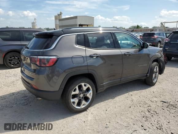 2019 Jeep Compass Limited z VIN 3C4NJCCB9KT707198, wystawiony jako Copart lot #62083285 z przebiegiem 54 781 mil mil oraz Szkoda całkowita • Salvage title. Historia ofert i sprzedaży dostępna na DreamBid. Obrazek 3.