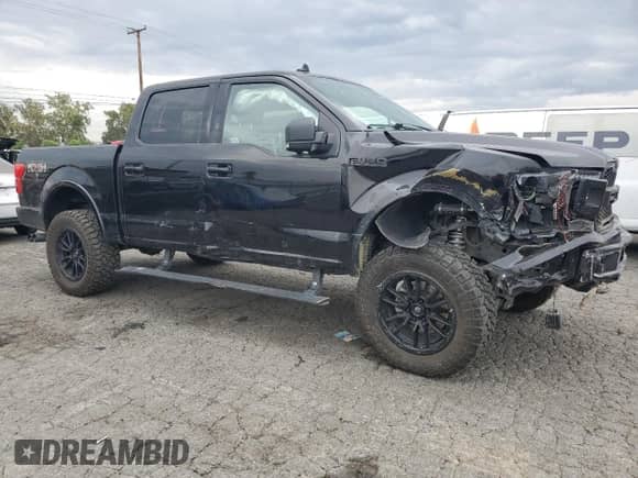 2019 Ford F-150 XL with VIN 1FTEW1E43KKD73255, listed as a Copart auction lot 70589805 with 62,824 mi miles and Salvage title. Bid and sale history available at DreamBid. Image 4.