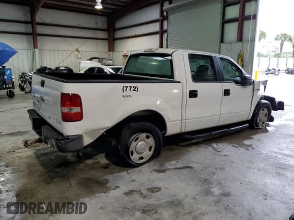 2008 Ford F-150 XL with VIN 1FTRW12W48FB08028, listed as a Copart auction lot 85556075 with 108,973 mi miles and Non repairable. Bid and sale history available at DreamBid. Image 3.