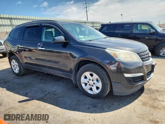 2017 Chevrolet Traverse LS with VIN 1GNKVFED1HJ306534, listed as a Copart auction lot 71038035 with Not provided miles and Salvage title. Bid and sale history available at DreamBid. Image 4.