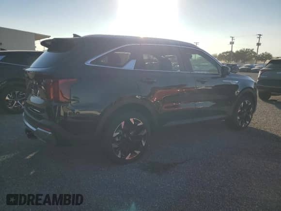 2024 Kia Sorento SX with VIN 5XYRK4JF1RG303162, listed as a Copart auction lot 81040234 with 12 mi miles and Salvage title. Bid and sale history available at DreamBid. Image 3.