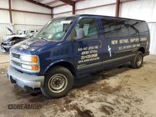 2002 Chevrolet Express с VIN 1GAHG39R121143434, выставлен на аукционе Copart как лот 73485264 с пробегом 80 692 миль миль и Списание • Salvage title. История ставок и продаж доступна на DreamBid. Изображение 1.