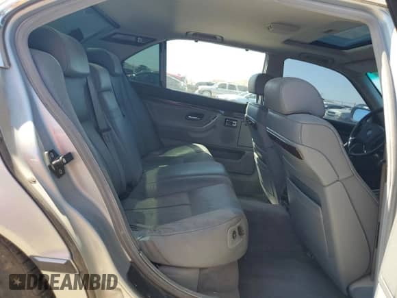 1997 BMW 7 Series with VIN WBAGK2327VDH68057, listed as a Copart auction lot 55881224 with 178,322 mi miles and Salvage title. Bid and sale history available at DreamBid. Image 10.